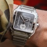 Cartier Santos de Cartier Dual-Time Swiss Replica Watches: A century of flying genes reinvented with dual time zone functionality